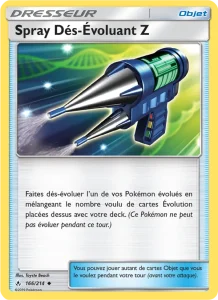 Carte Pokemon Spray Dés-Évoluant Z 166/214 Alliance Infaillible