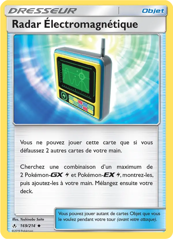 Scan HD carte Pokémon Radar Électromagnétique 169/214 — Alliance Infaillible
