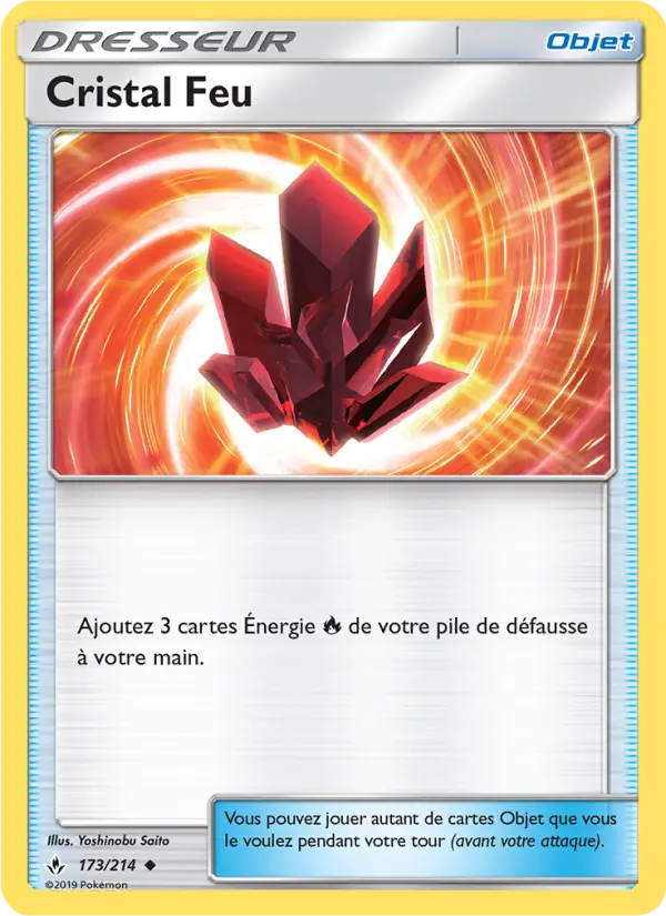 Scan HD carte Pokémon Cristal Feu 173/214 — Alliance Infaillible
