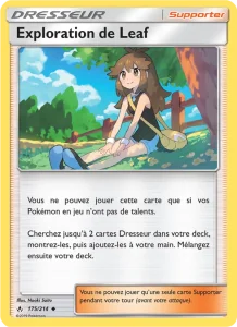 Carte Pokemon Exploration de Leaf 175/214 Alliance Infaillible