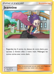 Carte Pokemon Jeannine 176/214 Alliance Infaillible