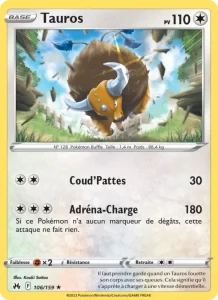 Carte Pokemon Tauros 106/159 Zénith Suprême
