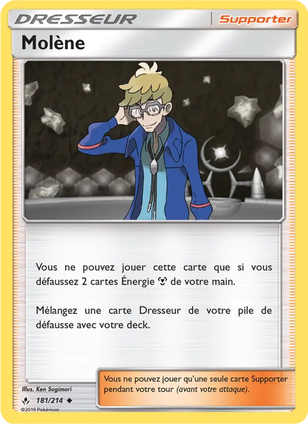 Scan HD carte Pokémon Molène 181/214 — Alliance Infaillible