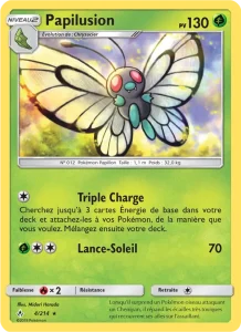 Carte Pokémon Papilusion 4/214