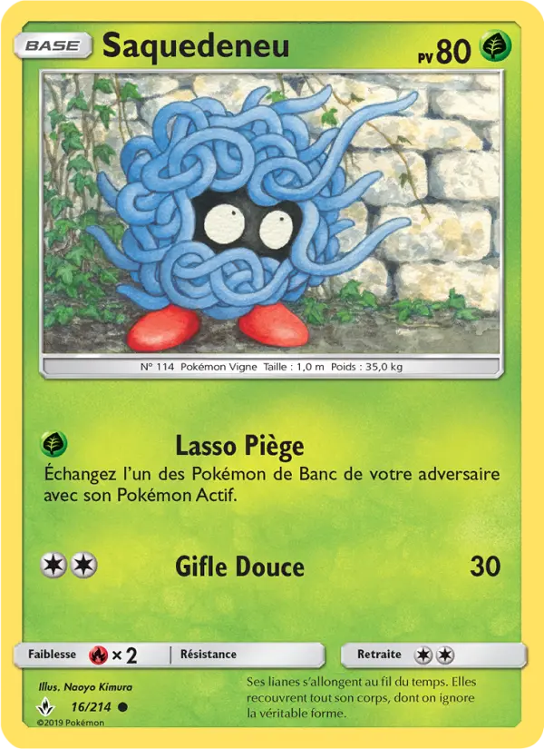 Scan HD carte Pokémon Saquedeneu 16/214 — Alliance Infaillible