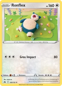 Carte Pokemon Ronflex 109/159 Zénith Suprême