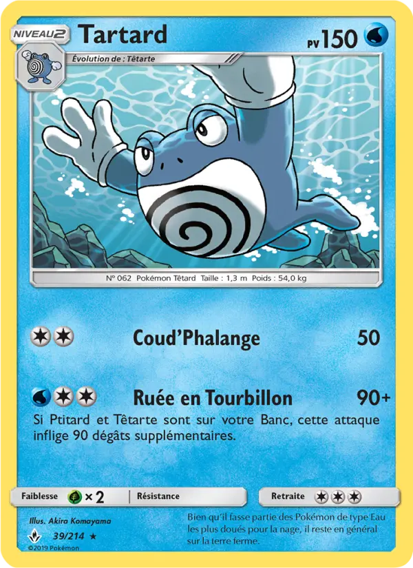 Scan HD carte Pokémon Tartard 39/214 — Alliance Infaillible