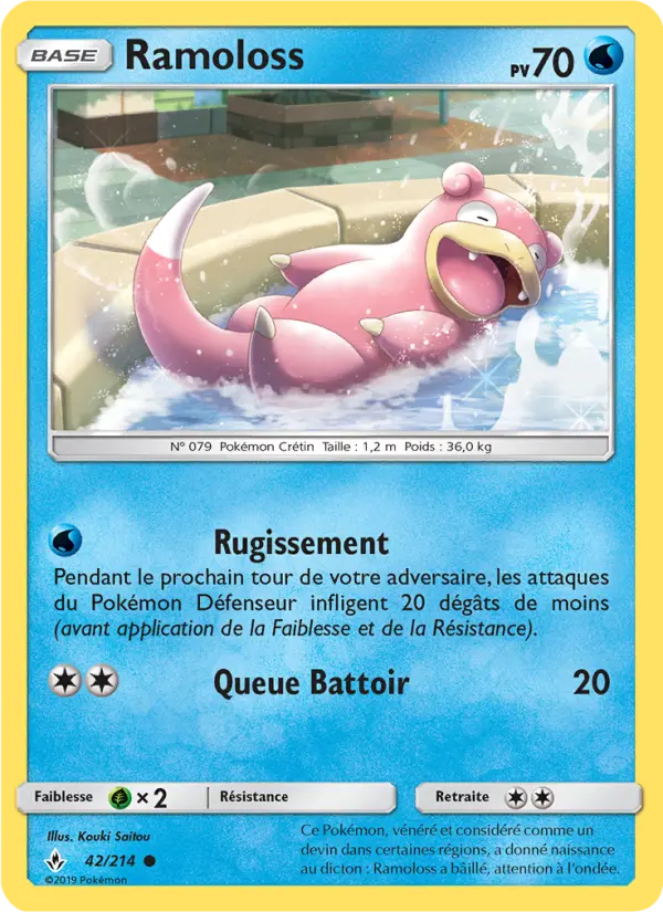 Scan HD carte Pokémon Ramoloss 42/214 — Alliance Infaillible