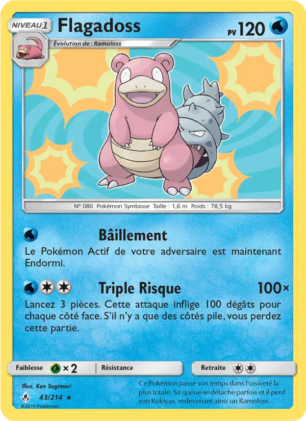 Scan HD carte Pokémon Flagadoss 43/214 — Alliance Infaillible