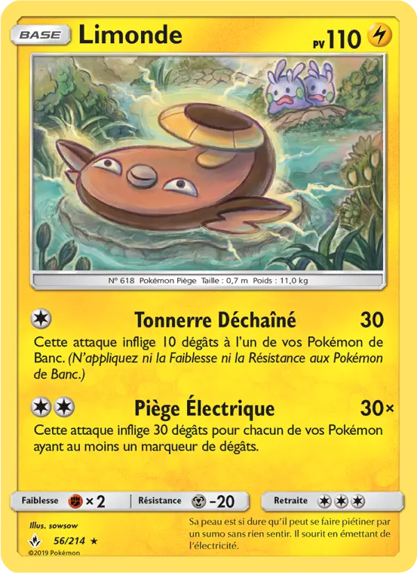 Scan HD carte Pokémon Limonde 56/214 — Alliance Infaillible