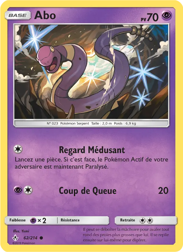Scan HD carte Pokémon Abo 62/214 — Alliance Infaillible
