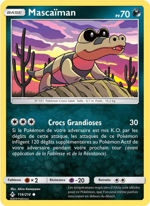 Scan HD carte Pokémon Mascaïman 114/214 — Alliance Infaillible