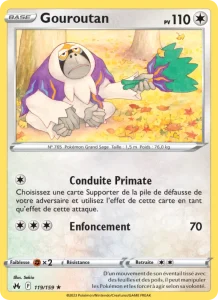 Carte Pokemon Gouroutan 119/159 Zénith Suprême