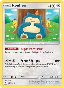 Carte Pokemon Ronflex 158/214 Alliance Infaillible