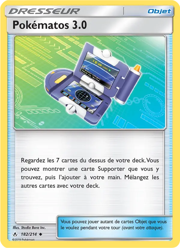 Scan HD carte Pokémon Pokématos 3.0 182/214 — Alliance Infaillible
