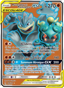 Carte Pokemon Marshadow et Mackogneur GX 198/214 Alliance Infaillible