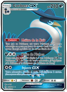 Carte Pokemon Corboss GX 202/214 Alliance Infaillible