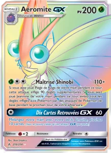 Carte Pokemon Aéromite GX 216/214 Alliance Infaillible