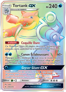 Carte Pokémon Tortank GX 218 Alliance Infaillible