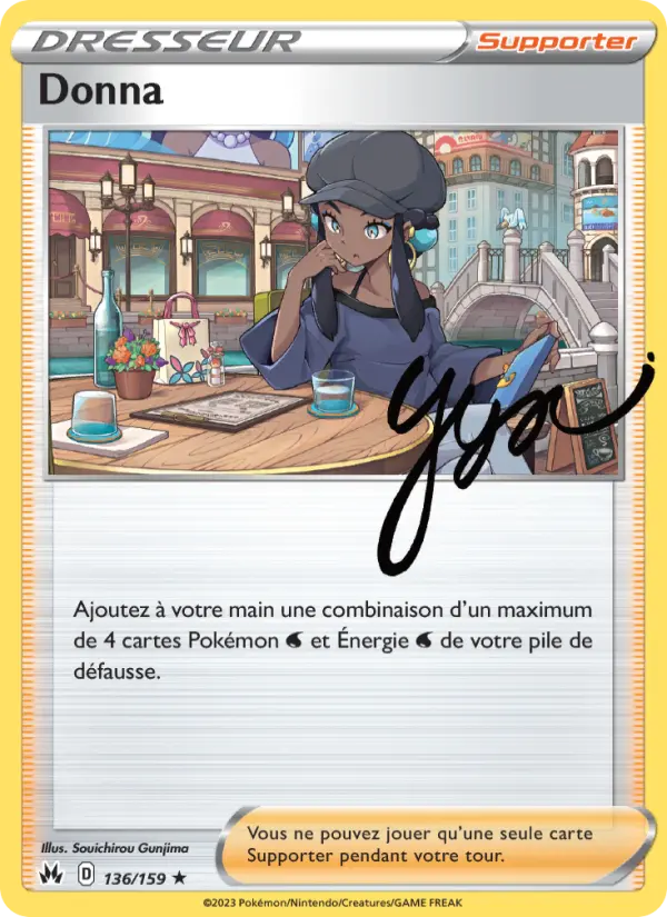 Scan HD carte Pokémon Donna 136/159 — Zénith Suprême