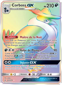 Carte Pokemon Corboss GX 223/214 Alliance Infaillible