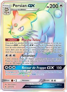 Carte Pokemon Persian GX 227/214 Alliance Infaillible
