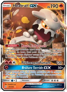 Carte Pokemon Heatran GX 25/236 Harmonie des Esprits