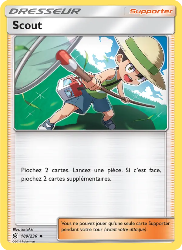 Scan HD carte Pokémon Scout 189/236 — Harmonie des Esprits