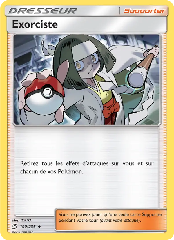 Scan HD carte Pokémon Exorciste 190/236 — Harmonie des Esprits