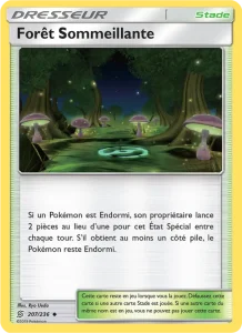 Carte Pokemon Forêt Sommeillante 207/236 Harmonie des Esprits