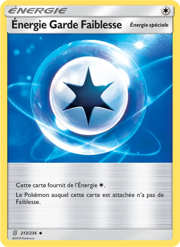 Scan HD carte Pokémon Énergie Garde Faiblesse 213/236 — Harmonie des Esprits