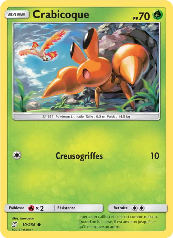 Scan HD carte Pokémon Crabicoque 10/236 — Harmonie des Esprits