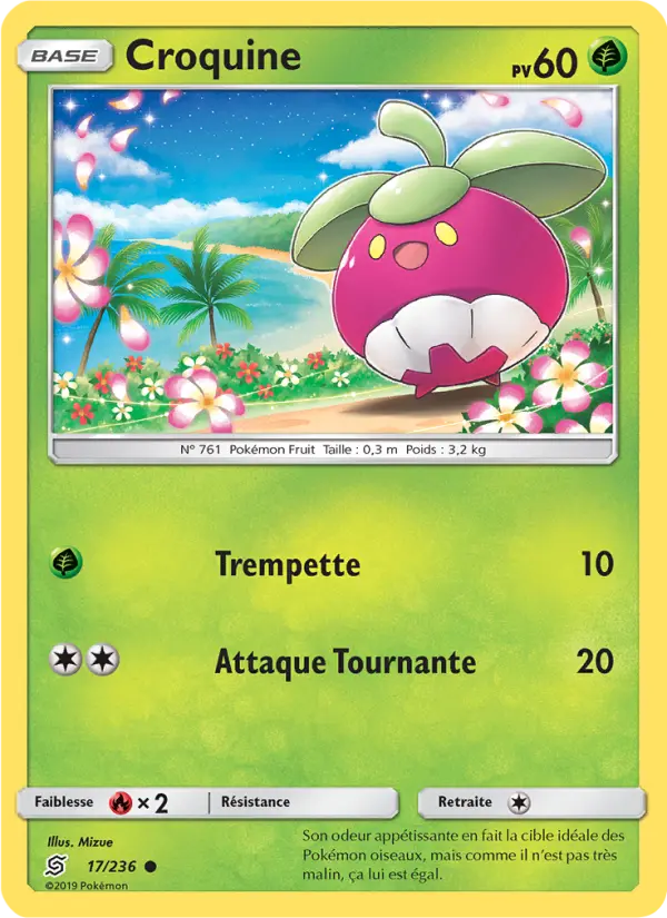 Scan HD carte Pokémon Croquine 17/236 — Harmonie des Esprits