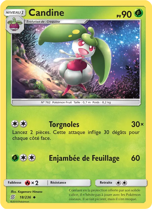 Scan HD carte Pokémon Candine 18/236 — Harmonie des Esprits