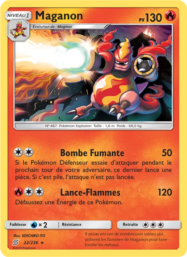 Scan HD carte Pokémon Maganon 22/236 — Harmonie des Esprits