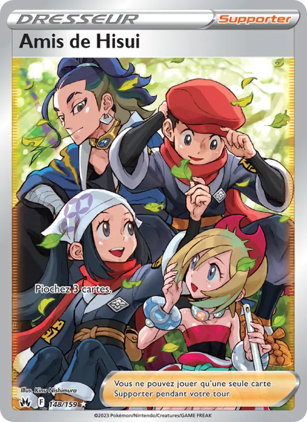 Scan HD carte Pokémon Amis de Hisui 148/159 — Zénith Suprême
