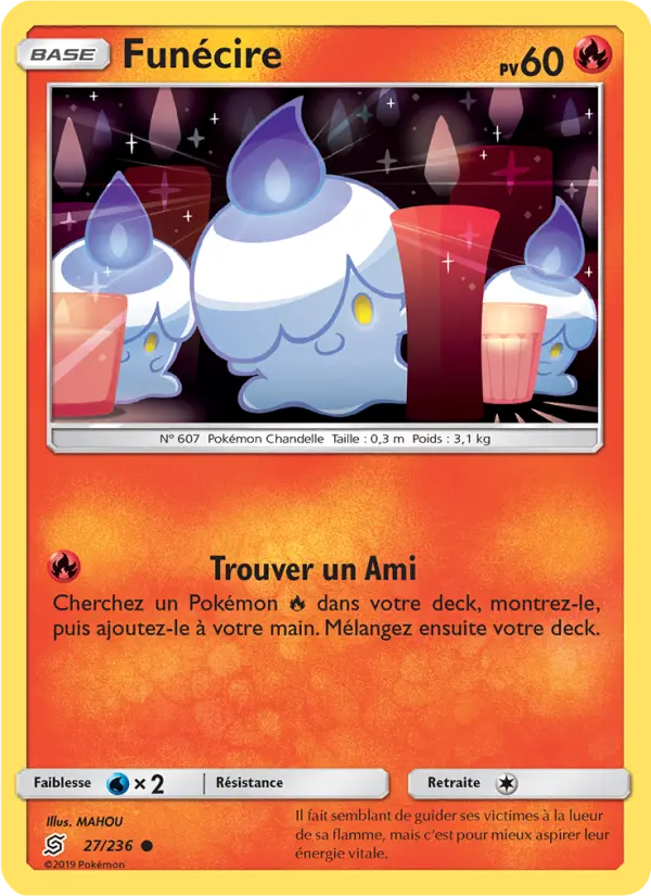 Scan HD carte Pokémon Funécire 27/236 — Harmonie des Esprits