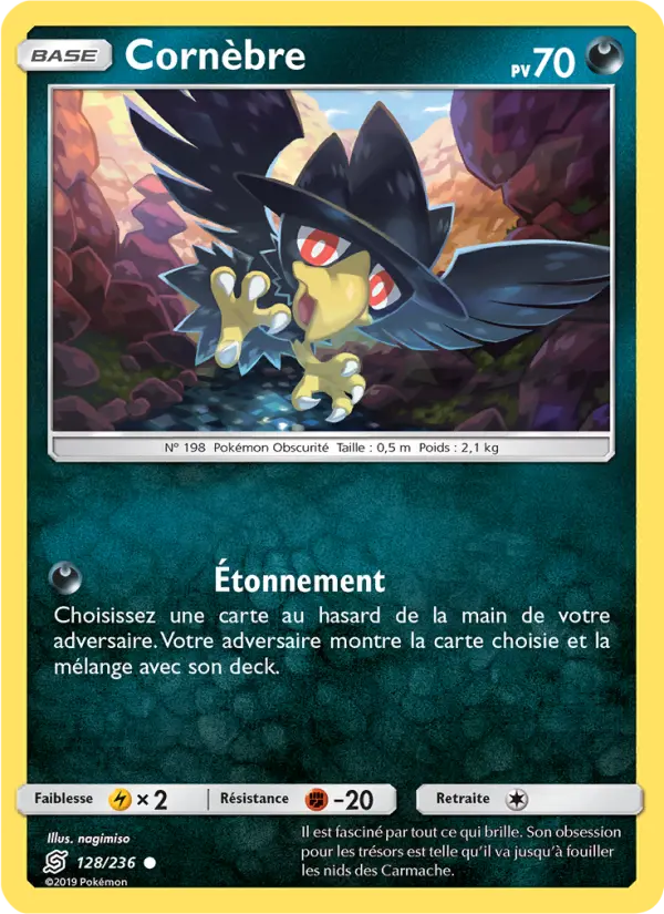 Scan HD carte Pokémon Cornèbre 128/236 — Harmonie des Esprits