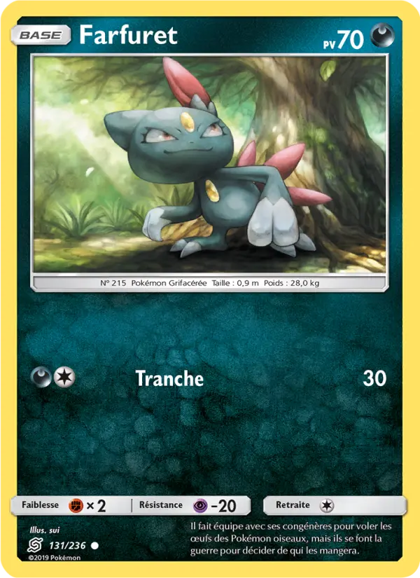 Scan HD carte Pokémon Farfuret 131/236 — Harmonie des Esprits