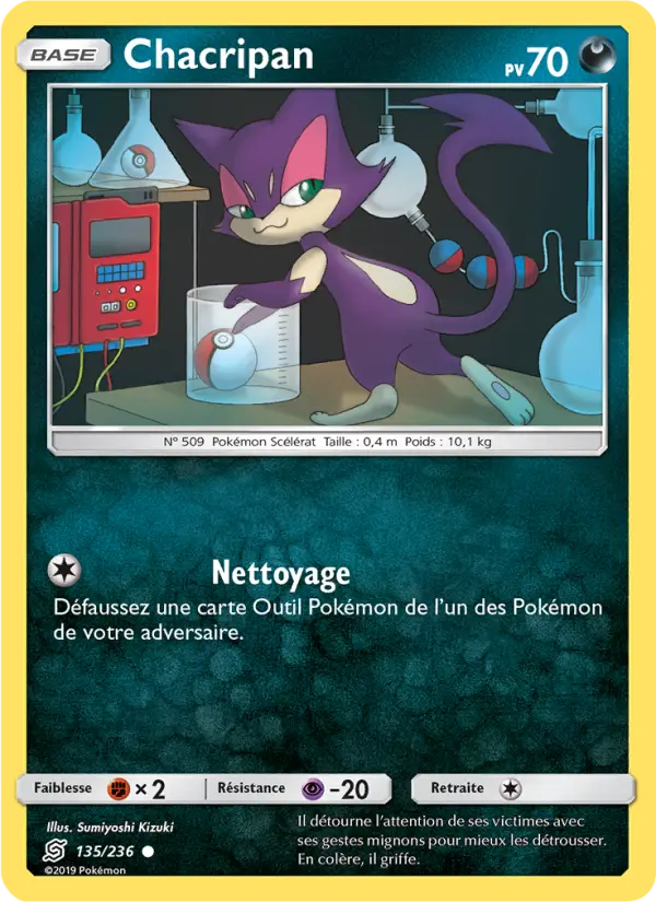 Scan HD carte Pokémon Chacripan 135/236 — Harmonie des Esprits