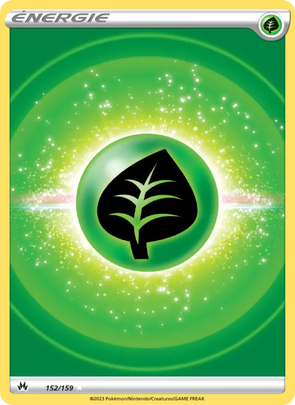 Scan HD carte Pokémon Énergie Plante 152/159 — Zénith Suprême