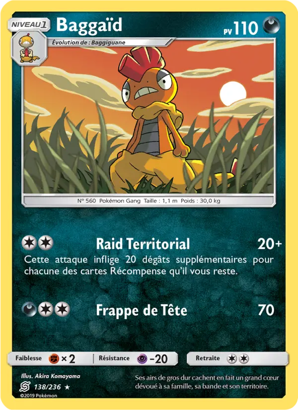 Scan HD carte Pokémon Baggaïd 138/236 — Harmonie des Esprits