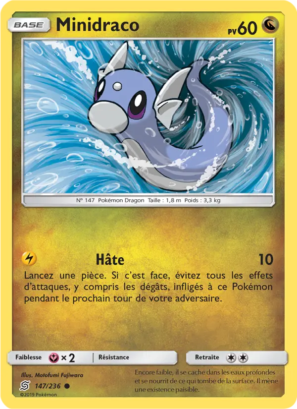 Scan HD carte Pokémon Minidraco 147/236 — Harmonie des Esprits