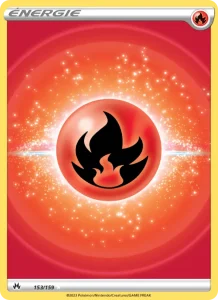 Carte Pokemon Énergie Feu 153/159 Zénith Suprême