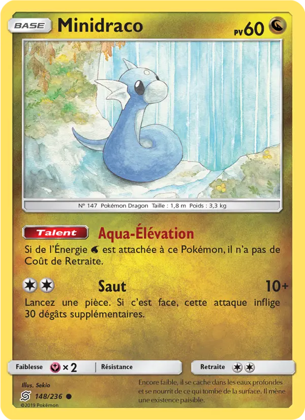 Scan HD carte Pokémon Minidraco 148/236 — Harmonie des Esprits