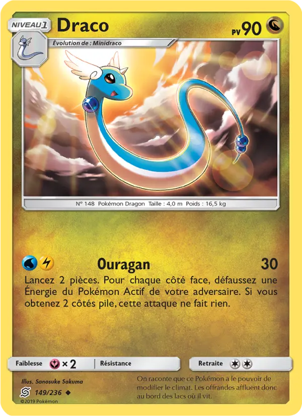 Scan HD carte Pokémon Draco 149/236 — Harmonie des Esprits