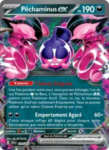 Carte Pokemon Pêchaminus-ex 039/64 Fable Nébuleuse