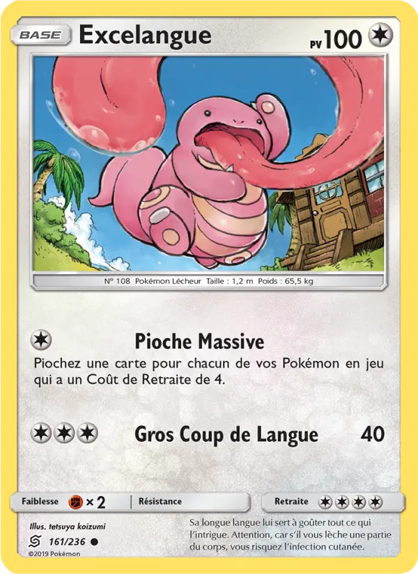 Scan HD carte Pokémon Excelangue 161/236 — Harmonie des Esprits