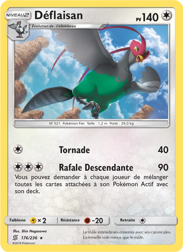 Scan HD carte Pokémon Déflaisan 176/236 — Harmonie des Esprits