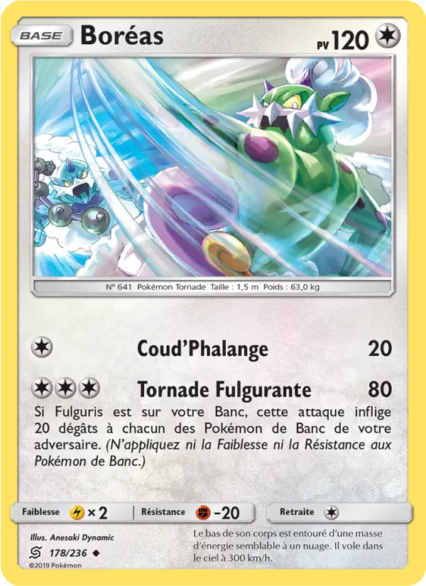 Scan HD carte Pokémon Boréas 178/236 — Harmonie des Esprits